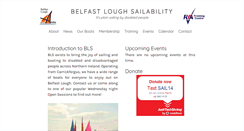 Desktop Screenshot of belfastloughsailability.com